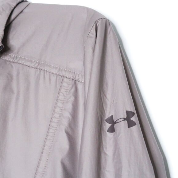 Under Armour Womens Pullover Hoodie Size Medium Purple Gray Workout Hiking Gym - Picture 8 of 8